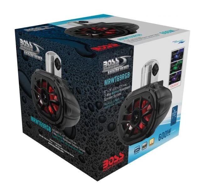 Speaker Pods Boss Audio Systems 6"X9" RGB Speaker LED Black W/4-Way Cage Mount 10 Speaker Pods Boss Audio Systems 6"X9" RGB Speaker LED Black W/4-Way Cage Mount - Image 8