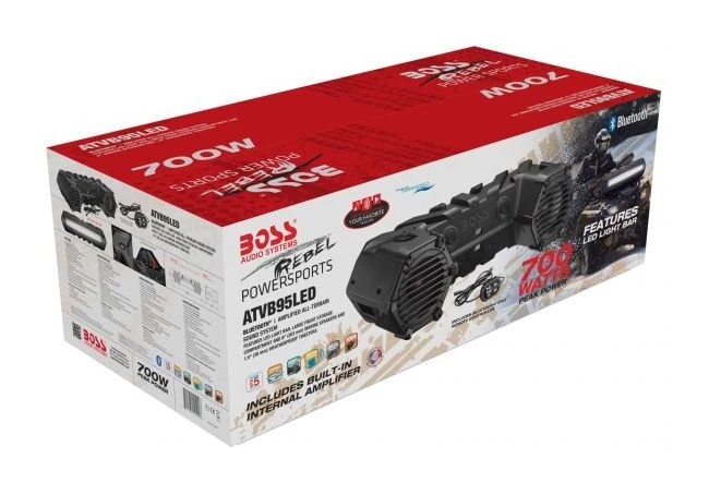 Sound Bars Boss Audio Systems 8" Bluetooth Sound System With LED Light Bar And Storage - Image 8