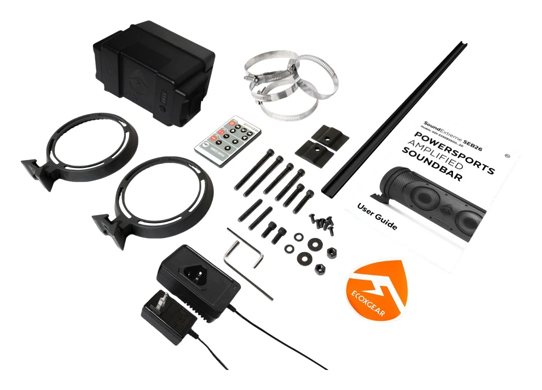 Sound Bars ECOXGEAR SoundExtreme 26" Battery Powered Sound Bar 7 Sound Bars ECOXGEAR SoundExtreme 26" Battery Powered Sound Bar - Image 5