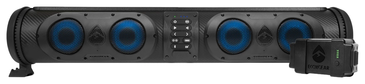 Sound Bars ECOXGEAR SoundExtreme 26" Battery Powered Sound Bar 3 Sound Bars ECOXGEAR SoundExtreme 26" Battery Powered Sound Bar