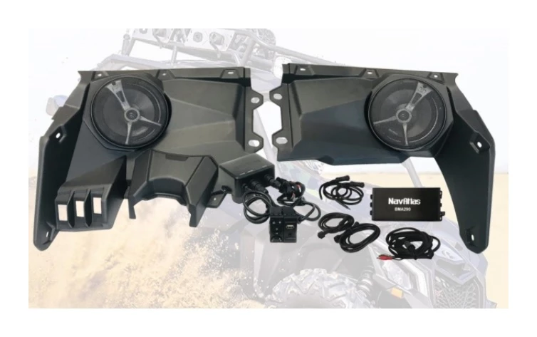 Audio Kits NavAtlas Zone 2 Dash Pod Audio Kit With Bluetooth Rocker Switch Can-Am Maverick X3 MAX 2017-2021 3 Audio Kits NavAtlas Zone 2 Dash Pod Audio Kit With Bluetooth Rocker Switch Can-Am Maverick X3 MAX 2017-2021