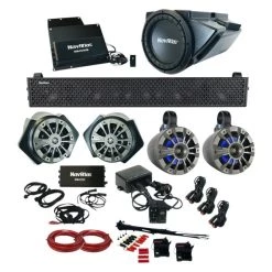 Audio Kits NavAtlas Zone 5 Audio Kit With Bluetooth Rocker Switch Polaris RZR 4 XP / 1000 / Turbo 2019-2022