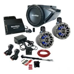 Audio Kits NavAtlas Zone 3 Audio Kit With Bluetooth Rocker Switch Polaris RZR 4 XP / 1000 / Turbo 2019-2022
