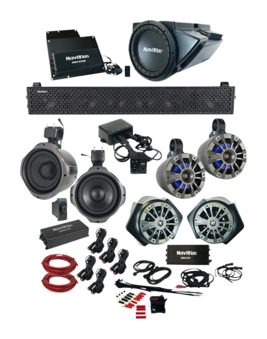Audio Kits NavAtlas Zone 6 Audio Kit With Bluetooth Rocker Switch Polaris RZR 4 XP / 1000 / Turbo 2019-2021 3 Audio Kits NavAtlas Zone 6 Audio Kit With Bluetooth Rocker Switch Polaris RZR 4 XP / 1000 / Turbo 2019-2021