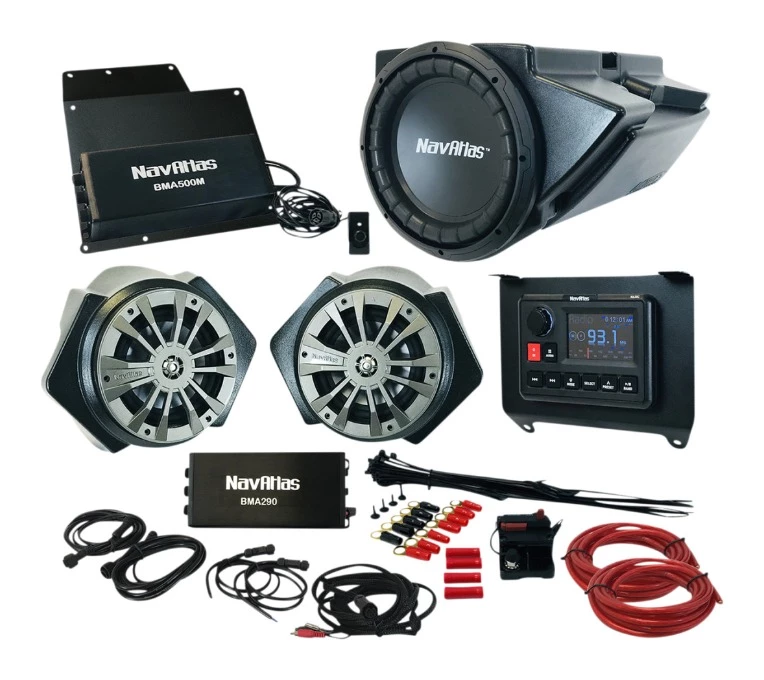 Audio Kits NavAtlas Zone 3 Kick Panel Audio Kit Polaris RZR XP Turbo 2016-2022 3 Audio Kits NavAtlas Zone 3 Kick Panel Audio Kit Polaris RZR XP Turbo 2016-2022
