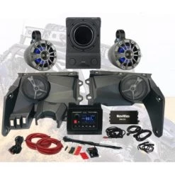 Audio Kits NavAtlas Zone 4 Dash Pod Audio Kit Can-Am Maverick X3 MAX 2017-2021