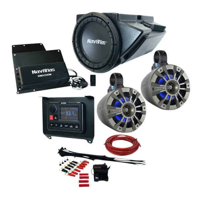 Audio Kits NavAtlas Zone 3 Audio Kit Polaris RZR XP 4 Turbo S 2019-2021 3 Audio Kits NavAtlas Zone 3 Audio Kit Polaris RZR XP 4 Turbo S 2019-2021