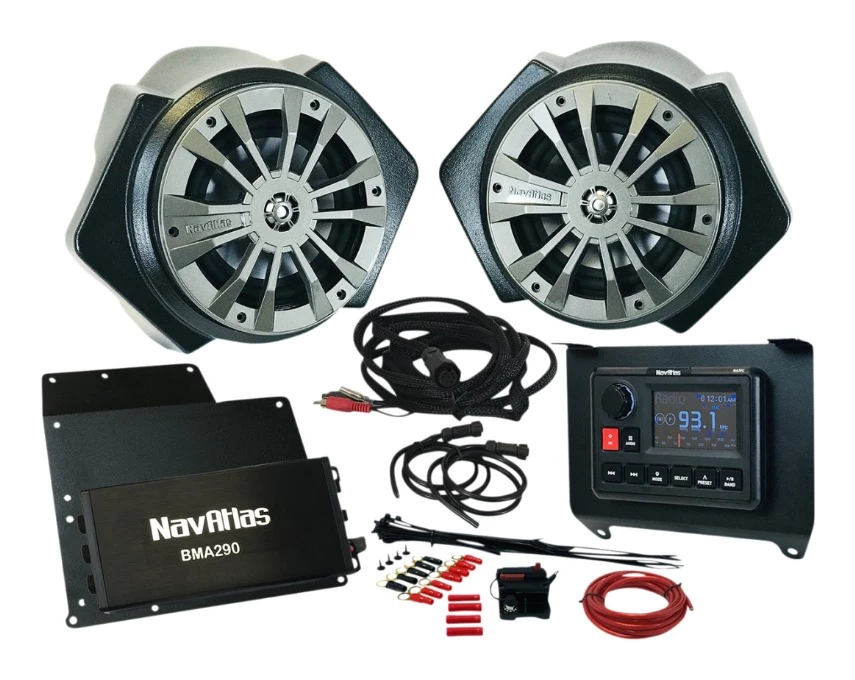 Audio Kits NavAtlas Zone 2 Audio Kit Polaris RZR XP 4 Turbo S 2019-2021 3 Audio Kits NavAtlas Zone 2 Audio Kit Polaris RZR XP 4 Turbo S 2019-2021