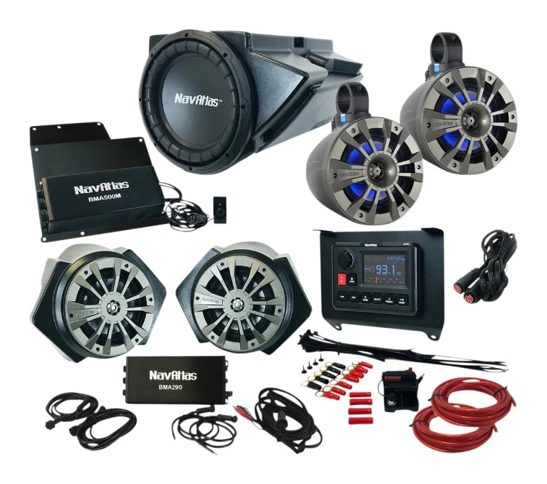 Audio Kits NavAtlas Zone 4 Audio Kit Polaris RZR XP Turbo 2019-2022 3 Audio Kits NavAtlas Zone 4 Audio Kit Polaris RZR XP Turbo 2019-2022