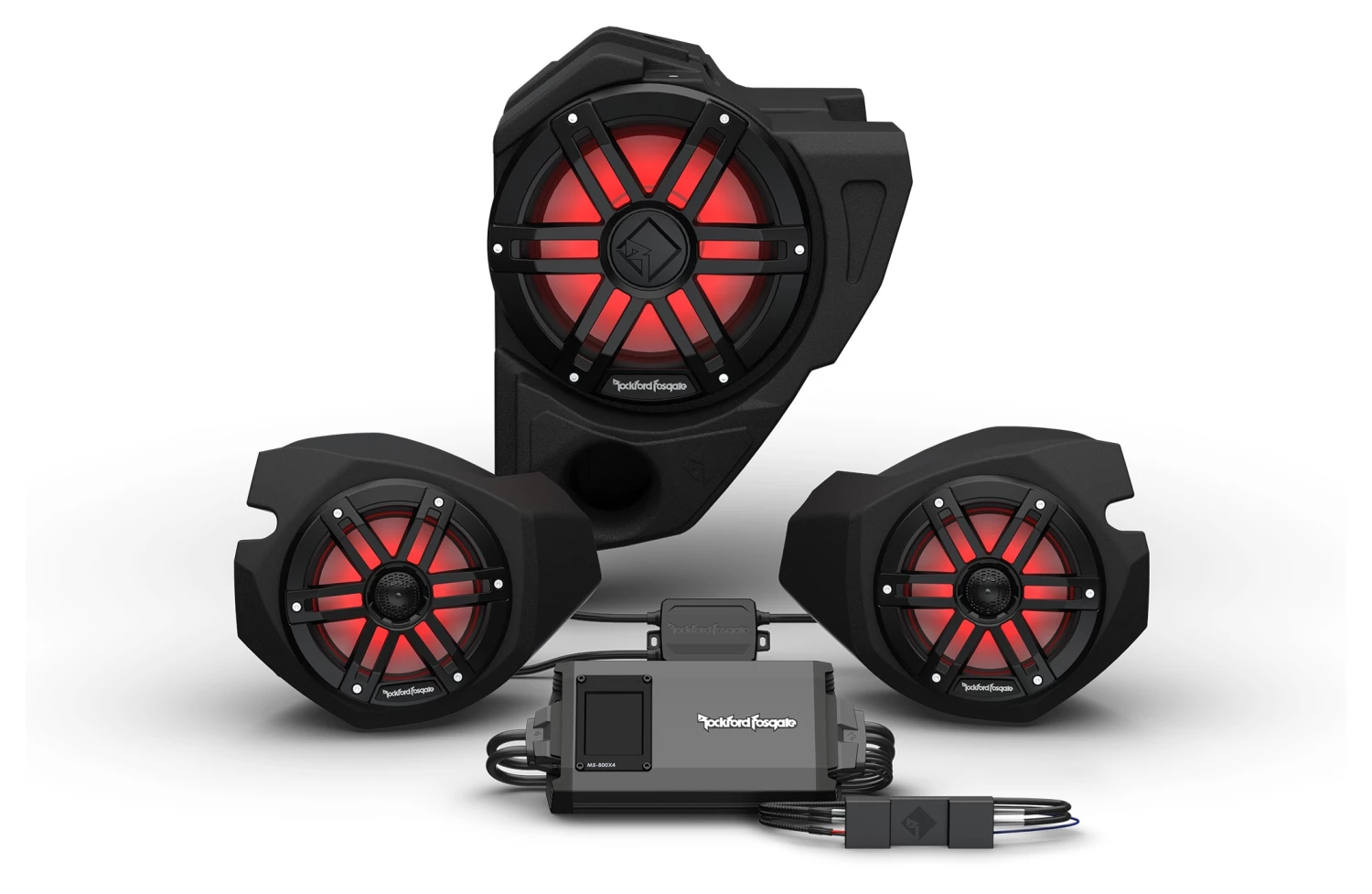 Audio Kits Rockford Fosgate Gen-3 Stage 3 Ride Command 2-Way Interface Audio Systems Polaris RZR 2014-2022