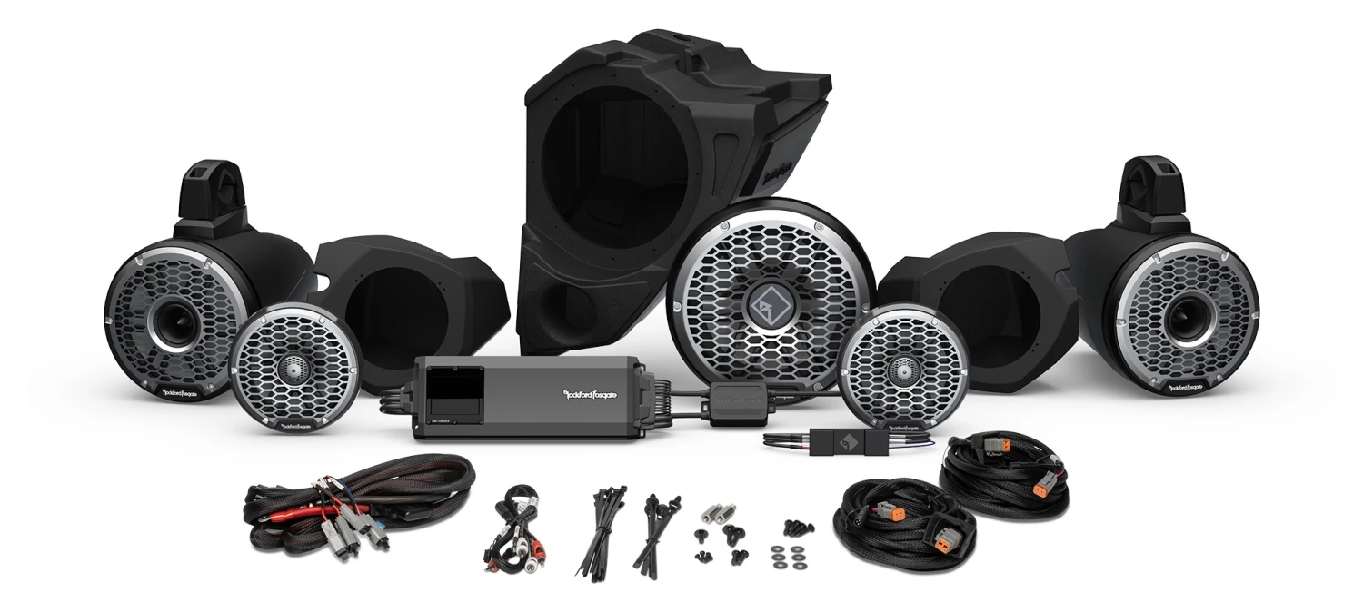 Audio Kits Rockford Fosgate Gen-3 Stage 6 Ride Command 3-Way Interface Audio Systems Polaris RZR 2014-2022 4 Audio Kits Rockford Fosgate Gen-3 Stage 6 Ride Command 3-Way Interface Audio Systems Polaris RZR 2014-2022 - Image 2