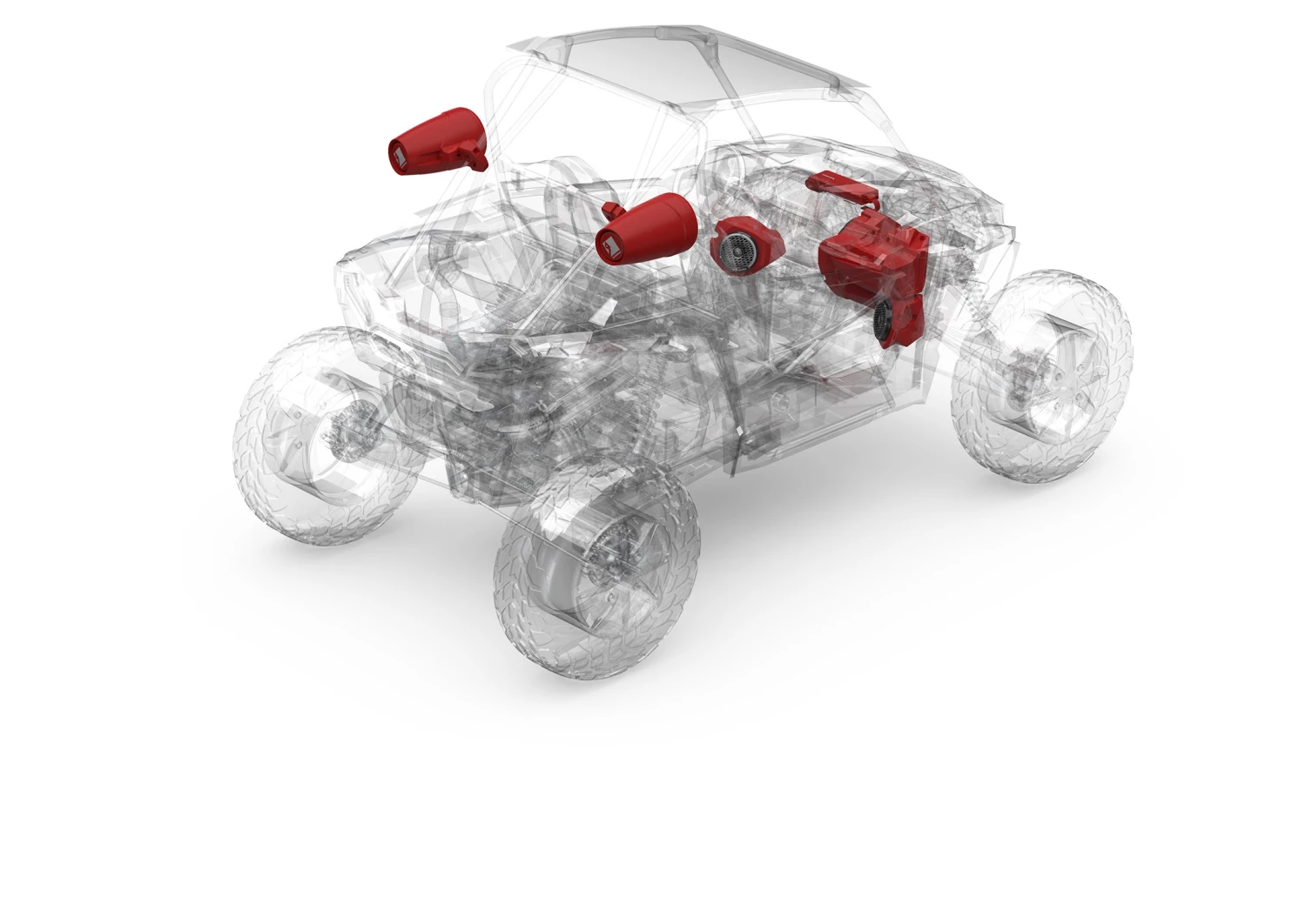 Audio Kits Rockford Fosgate Gen-3 Stage 6 Ride Command 3-Way Interface Audio Systems Polaris RZR 2014-2022 16 Audio Kits Rockford Fosgate Gen-3 Stage 6 Ride Command 3-Way Interface Audio Systems Polaris RZR 2014-2022 - Image 14