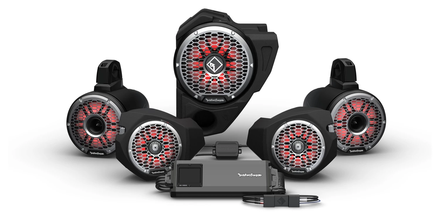 Audio Kits Rockford Fosgate Gen-3 Stage 6 Ride Command 3-Way Interface Audio Systems Polaris RZR 2014-2022 3 Audio Kits Rockford Fosgate Gen-3 Stage 6 Ride Command 3-Way Interface Audio Systems Polaris RZR 2014-2022
