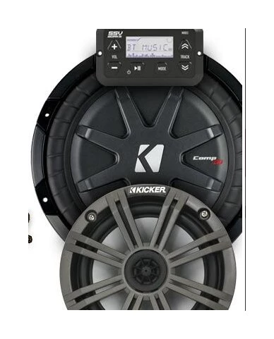 Audio Kits SSV Works 3 Speaker Kicker Audio System Polaris Ranger XP 1000 2018-2022 3 Audio Kits SSV Works 3 Speaker Kicker Audio System Polaris Ranger XP 1000 2018-2022