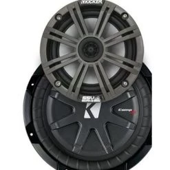 Audio Kits SSV Works 3 Speaker Kicker Audio System For Ride Command Polaris Ranger XP 1000 2018-2022