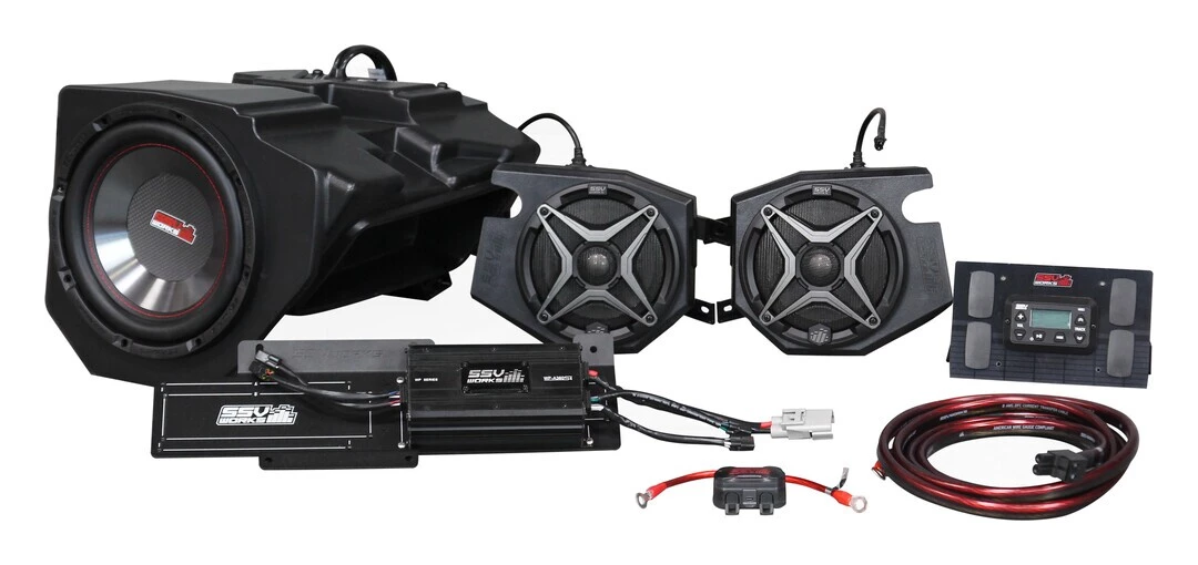 Audio Kits SSV Works 3-Speaker Kit Without Ride Command RZR Turbo S / Velocity 2019