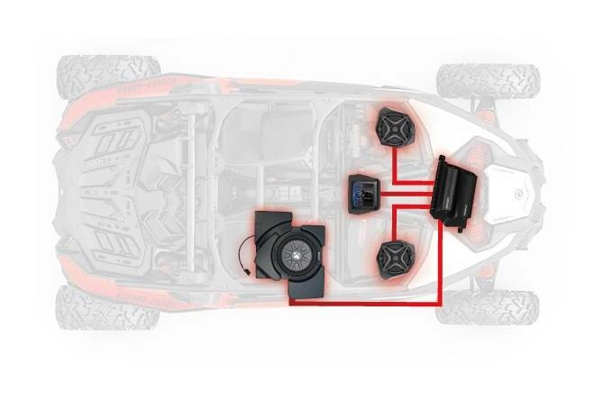 Audio Kits SSV Works 3-Speaker Plug-N-Play Audio System W/JVC Can-Am Maverick X3 2019-2022 3 Audio Kits SSV Works 3-Speaker Plug-N-Play Audio System W/JVC Can-Am Maverick X3 2019-2022