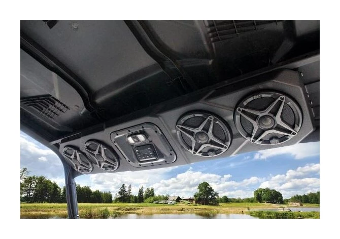 Sound Bars SSV Works 4-Speaker Overhead Soundbar Can-Am Defender 2016-2022 4 Sound Bars SSV Works 4-Speaker Overhead Soundbar Can-Am Defender 2016-2022 - Image 2
