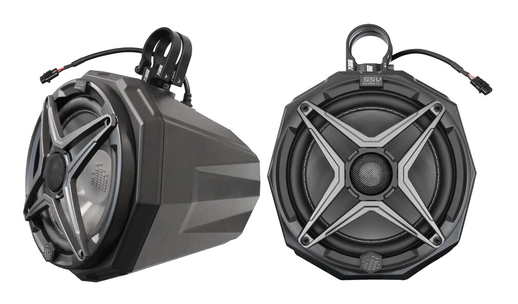 Speaker Pods SSV Works 8" Cage Mount Speakers Polaris RZR Pro XP 2020 3 Speaker Pods SSV Works 8" Cage Mount Speakers Polaris RZR Pro XP 2020