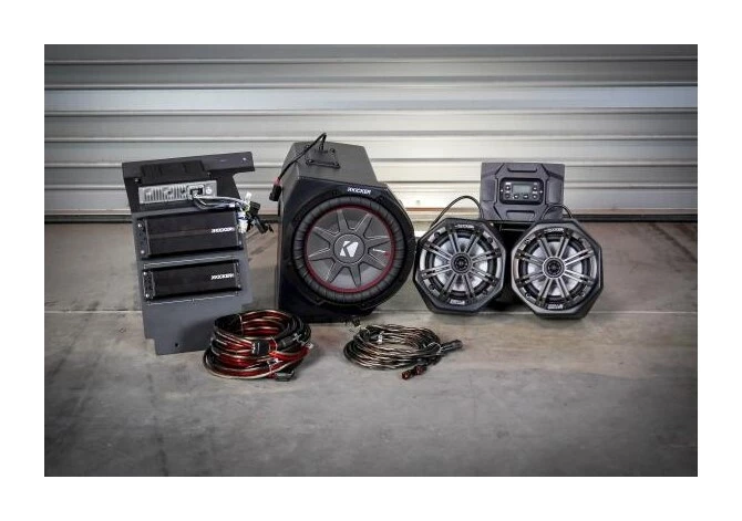 Audio Kits SSV Works Complete Kicker 3-Speaker Plug & Play System Polaris General 2016-2020 3 Audio Kits SSV Works Complete Kicker 3-Speaker Plug & Play System Polaris General 2016-2020