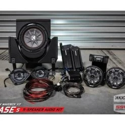 Audio Kits SSV Works Complete Kicker 5-Speaker Plug-and-Play System Can-Am Maverick X3 2017-2019