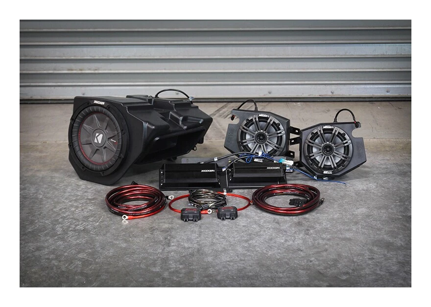 Audio Kits SSV Works Plug-N-Play 3-Speaker Kicker Audio Kit RZR Dynamix 2 / 4 Seat With Ride Command 3 Audio Kits SSV Works Plug-N-Play 3-Speaker Kicker Audio Kit RZR Dynamix 2 / 4 Seat With Ride Command