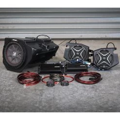 Audio Kits SSV Works Plug-N-Play 3-Speaker Kit Polaris RZR Turbo / S / Dynamix With Ride Command 2019-2021