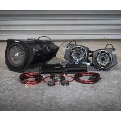 Audio Kits SSV Works Plug-N-Play Kicker 3-Speaker Kit Polaris RZR S With Ride Command 2015-2018