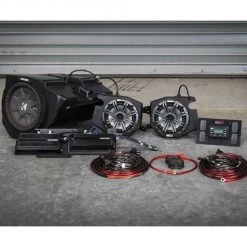Audio Kits SSV Works 3-Speaker Plug-N-Play Kicker Audio System Polaris RZR 900 / 1000 / XP 2014-2018