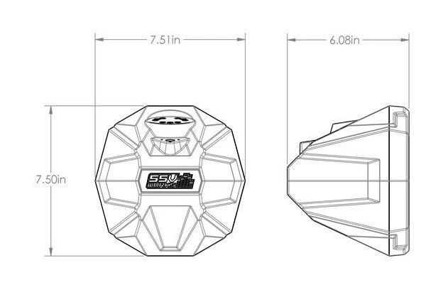 SSV Works Universal 6.5" Cage-Mounted Speaker Pods 7 SSV Works Universal 6.5" Cage-Mounted Speaker Pods - Image 5